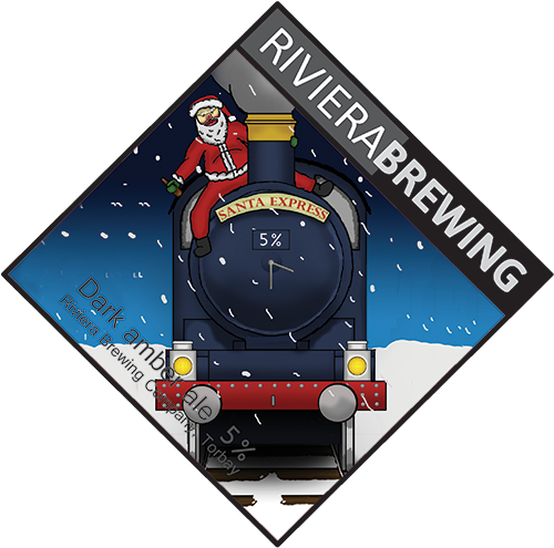 Santa Express Ale  by Riviera Brewing Company